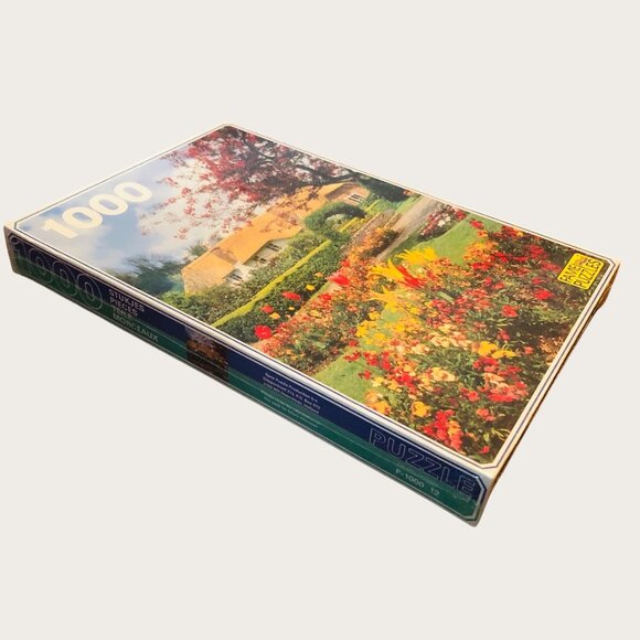 Cottage Garden Scene 1000 Piece Jigsaw Puzzle Fame Puzzles New Sealed - Picture 4 of 4